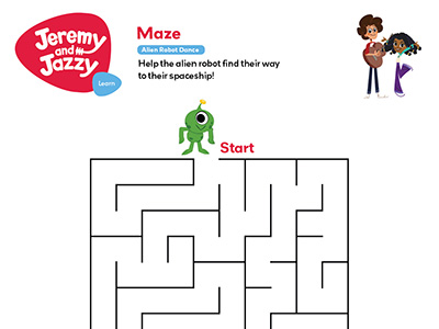 Alien Robot Dance Maze