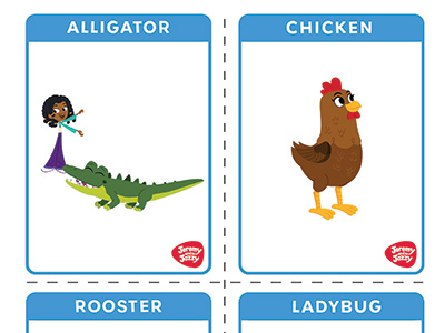 See You Later, Alligator Flash Cards