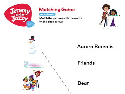 Aurora Borealis Matching Game