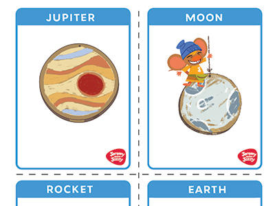 I Wanna Be An Astronaut Flash Cards