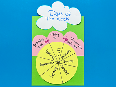 Days of the Week Wheel