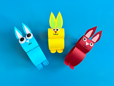 Paper Easter Bunnies