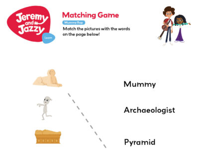 Mummy Rap Matching Game