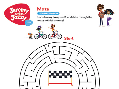 The Wheels on My Bike Maze