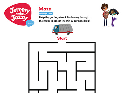 Garbage Truck Maze